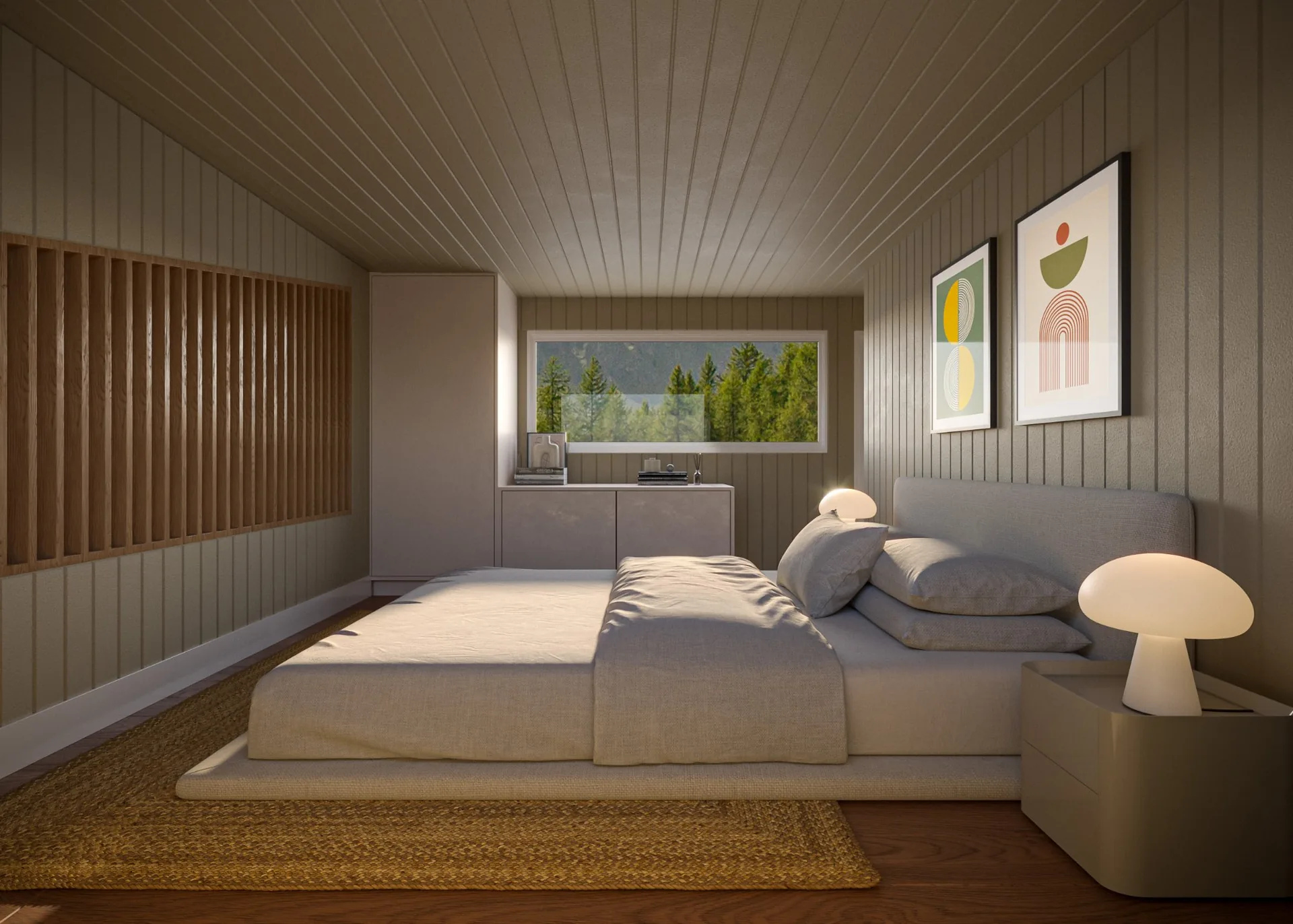 Meadow loft bedroom